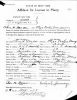 Charles H Darou and Eliza Evelyn Darou Marriage Record - 1909